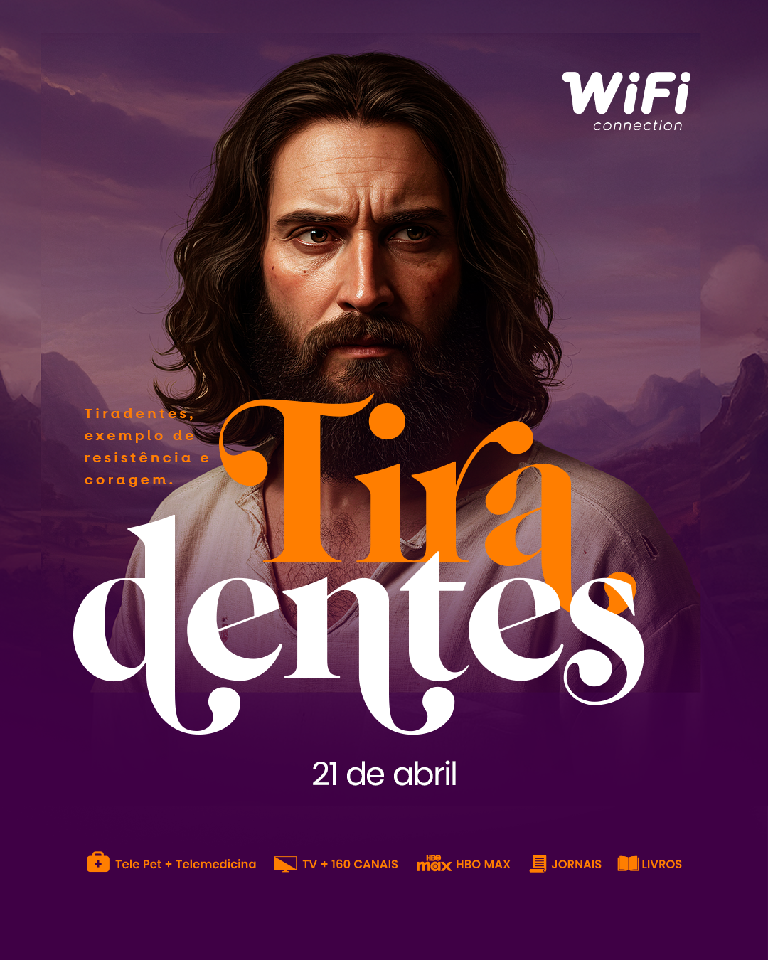 WiFi Connection — post Tiradentes, 21 de abril